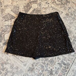 NWT Abercrombie & Fitch Scarlett Sequins Skort, Size Medium